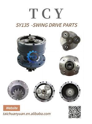 Sany Aftermarket Excavator Parts Rotary Planetary Swing Reduction GearBox Sy135 Sy135c Sy135F OEM
