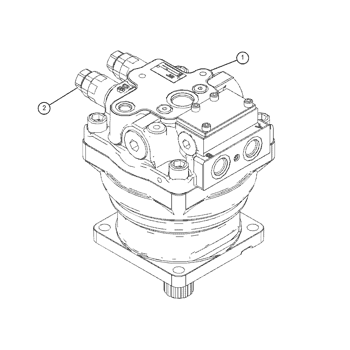 336 336GC SWING MOTOR 5050531 5057029 5604745 5874946 HYDRAULIC PISTON MOTOR ASSY FOR CAT 336 336GC EXCAVATOR