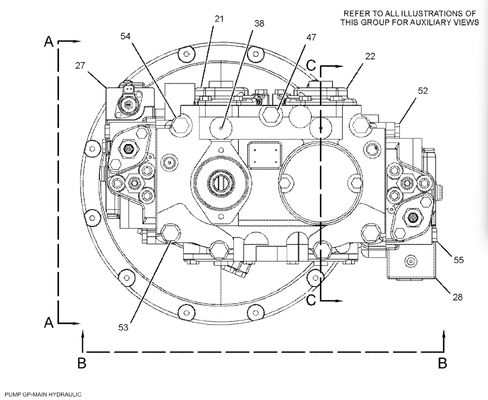 194-8300 244-5326 HYDRAULIC PUMP FOR CAT318C 319C